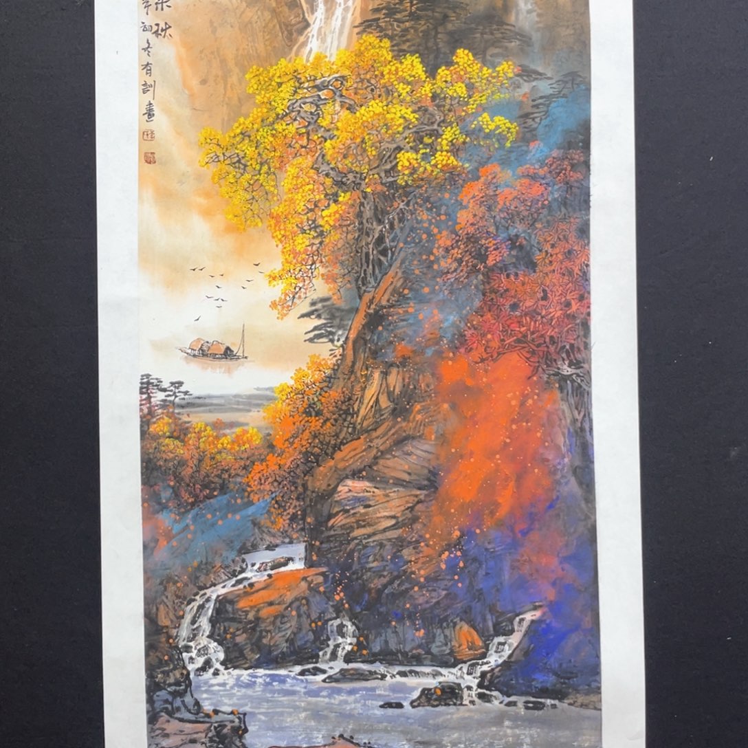 国画手绘国画，精品山水