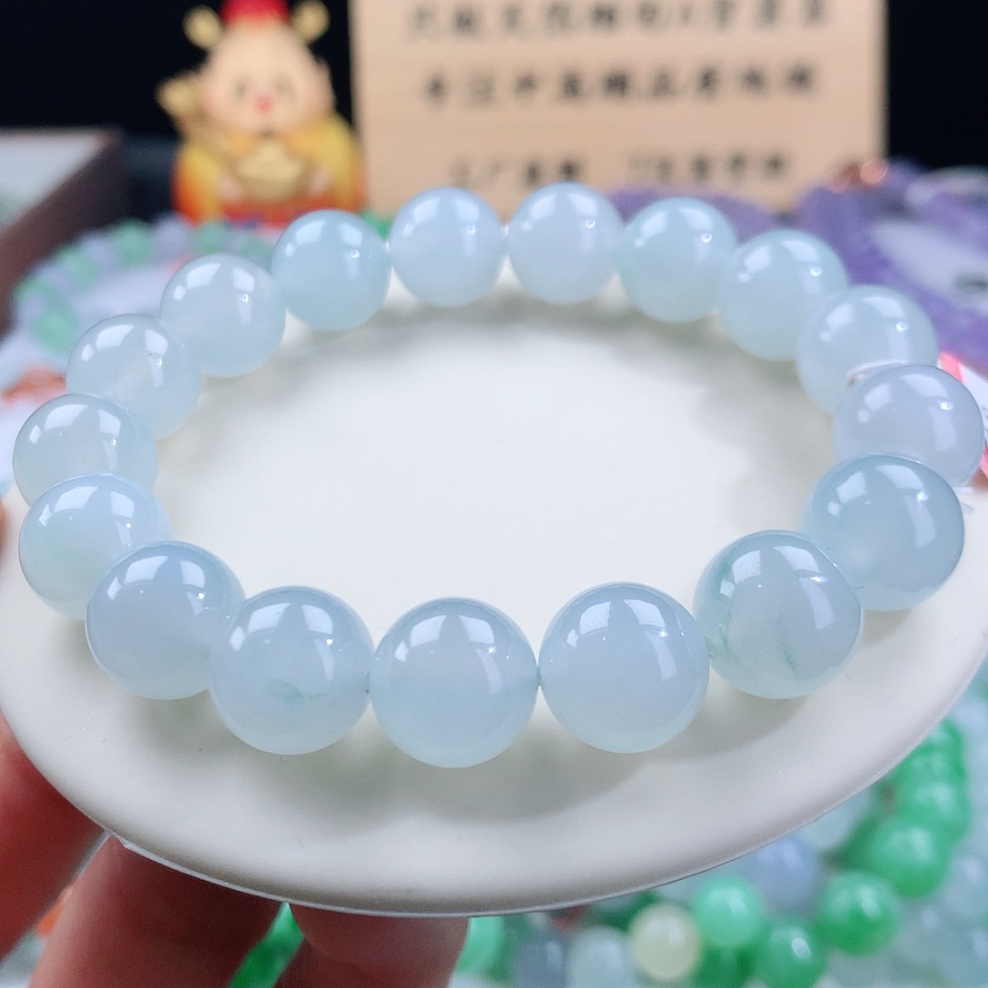 翡翠手链未镶嵌卡12