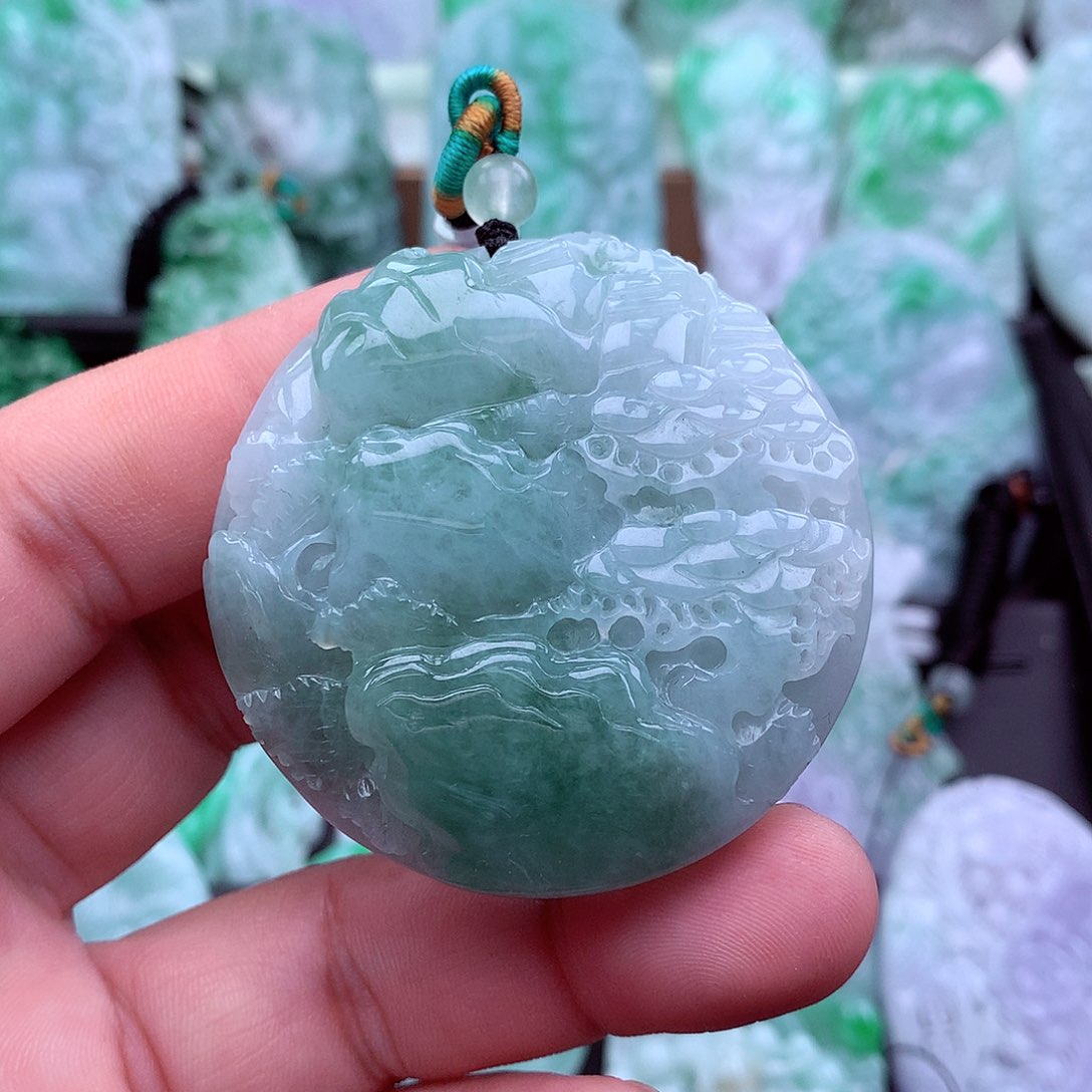 翡翠吊坠(不含链)未镶嵌