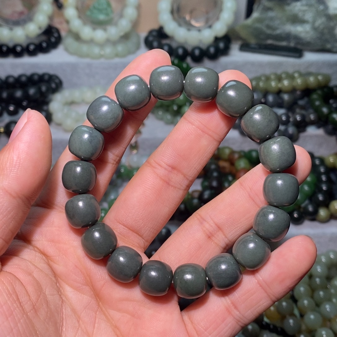 和田玉未镶嵌手链