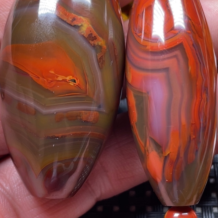 用***6玛瑙/玉髓未镶嵌颈饰