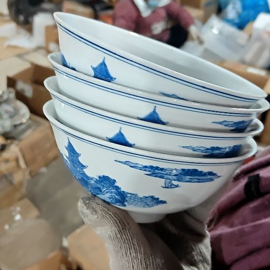 绿泥盘子碗茶壶啥都有16.5厘米