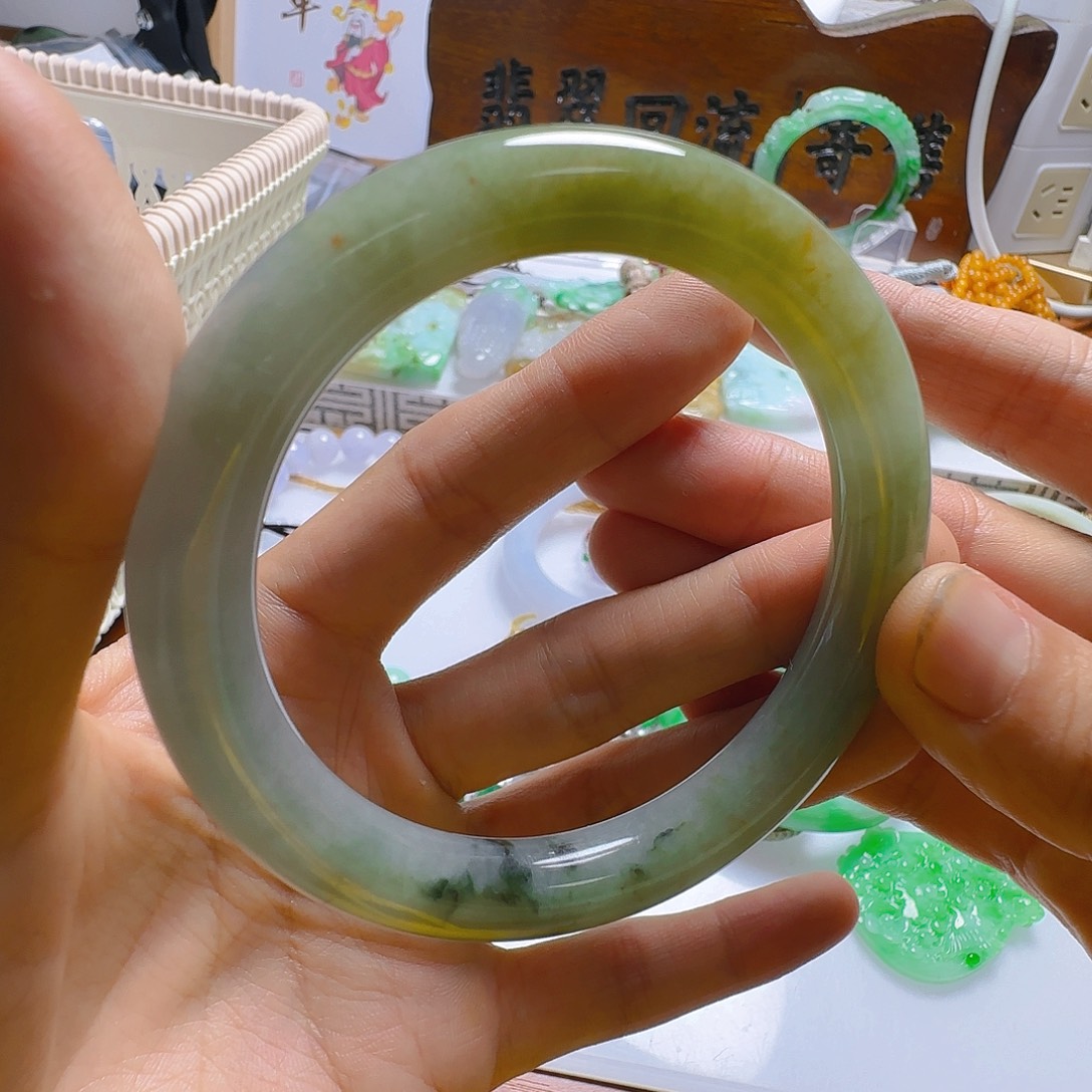 翡翠未镶嵌手镯翡翠350