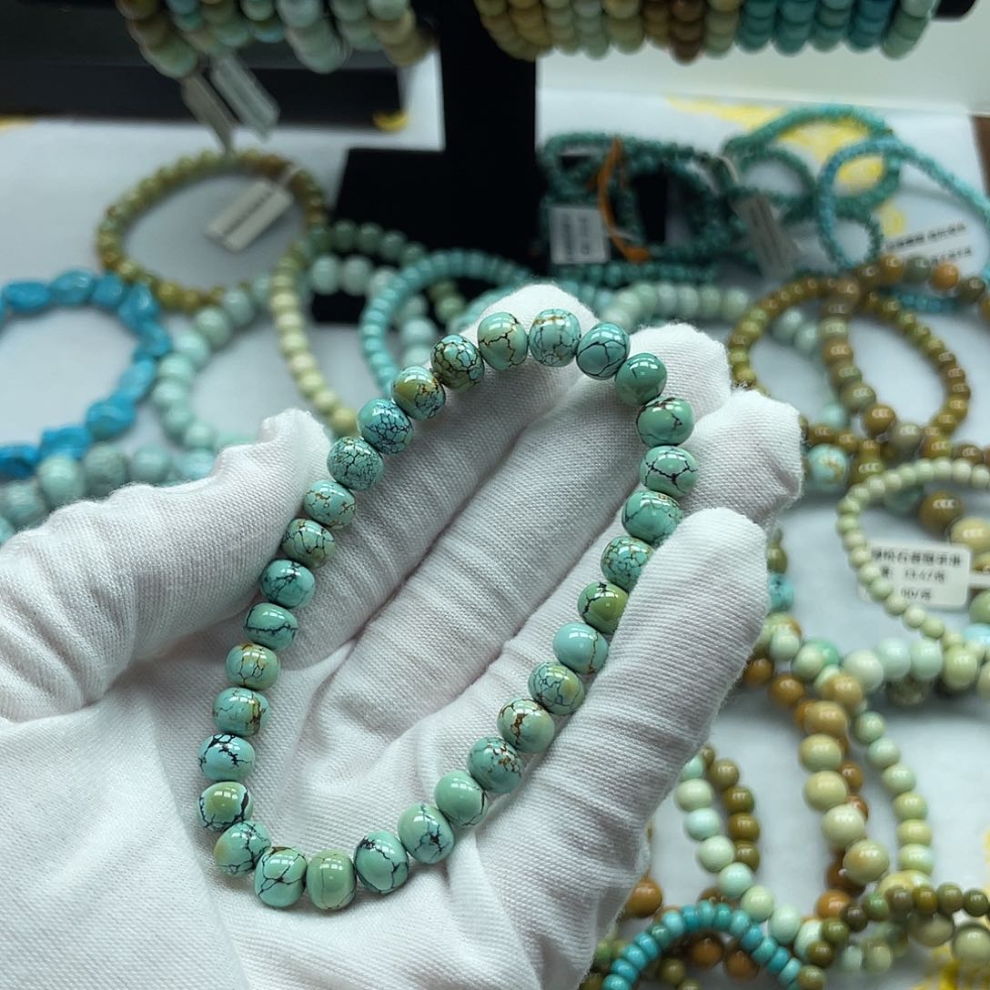 未镶嵌绿松石珠宝奇石落**风