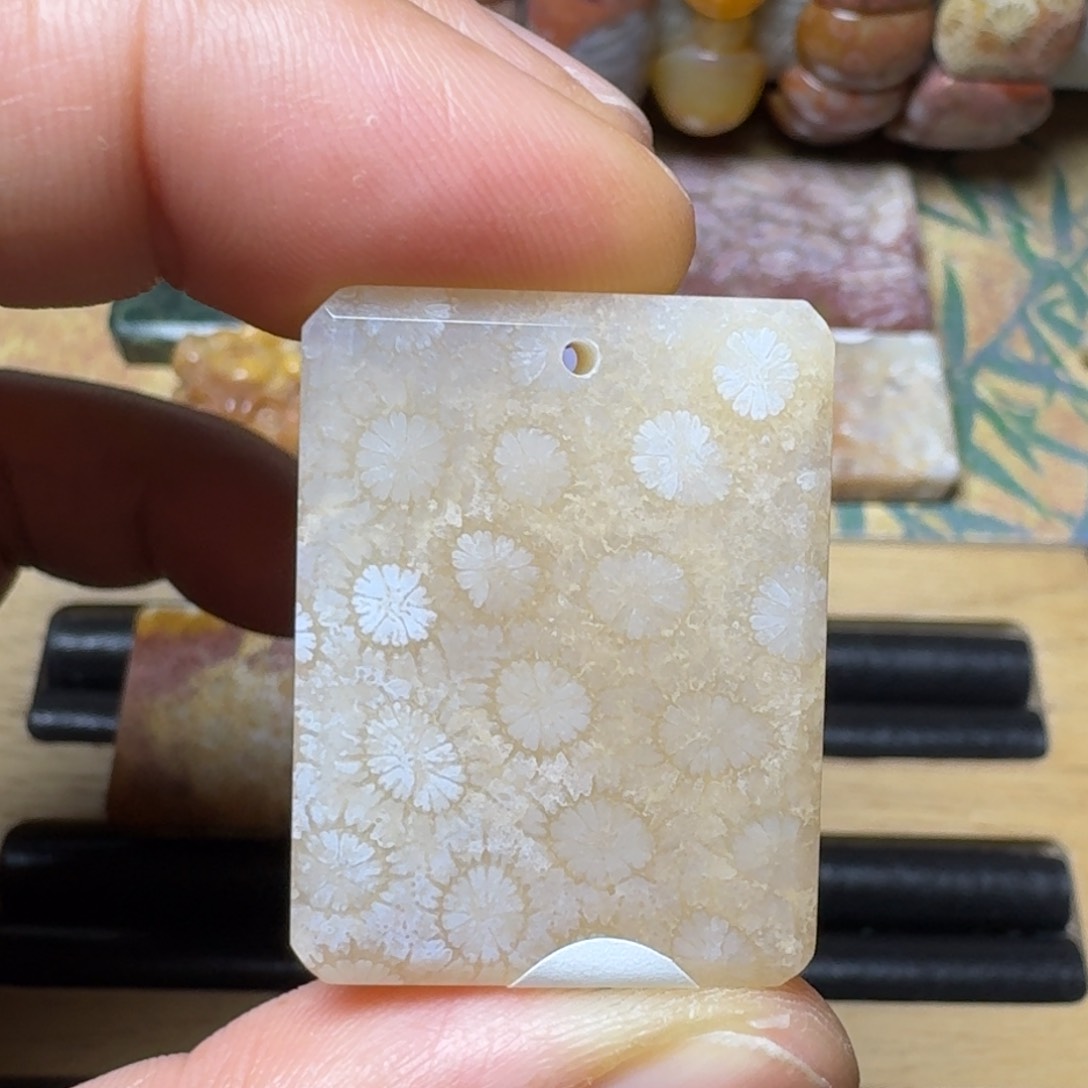 硅化玉天然有机玉石保真色未镶嵌