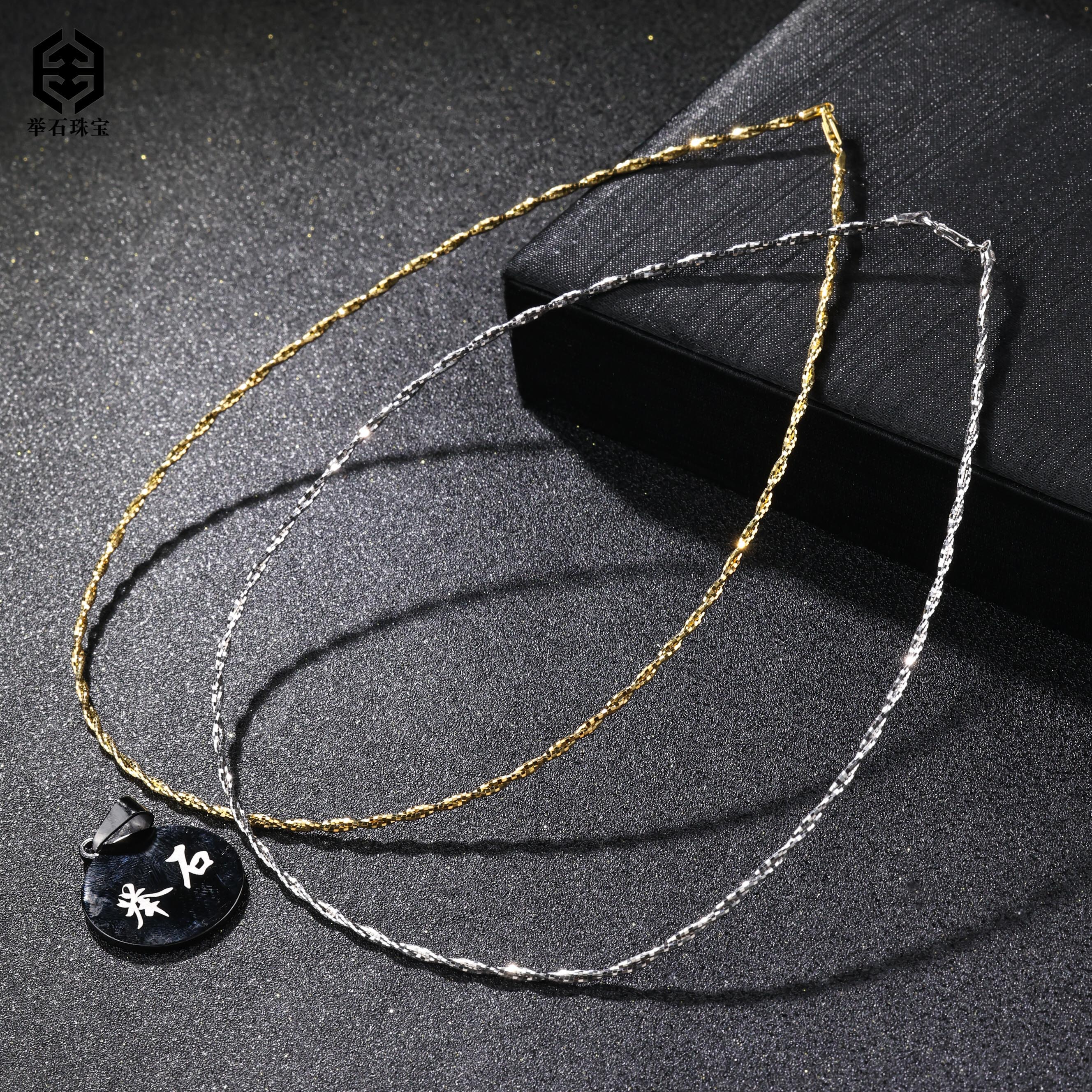 925银银制品 TH1124-1980-038个性项链（一件/多样性发/颜色自选）P