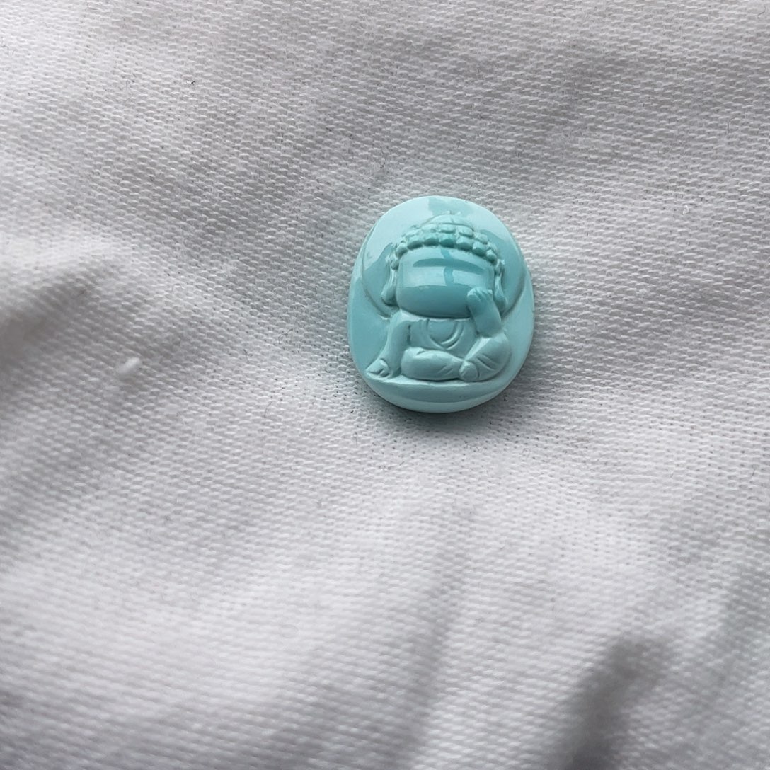 绿松石未镶嵌颈饰