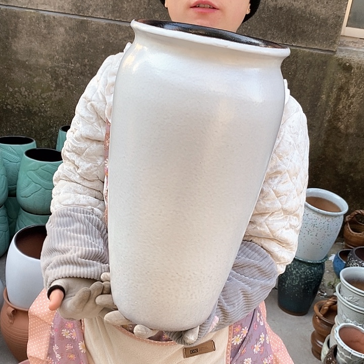 紫砂花盆正品口20高42