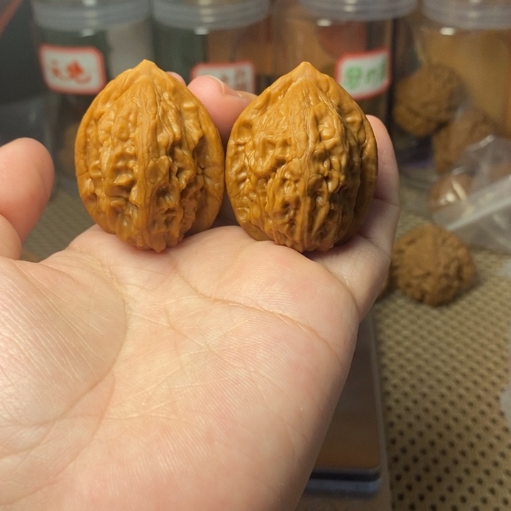 核桃手串/手链大红袍全33