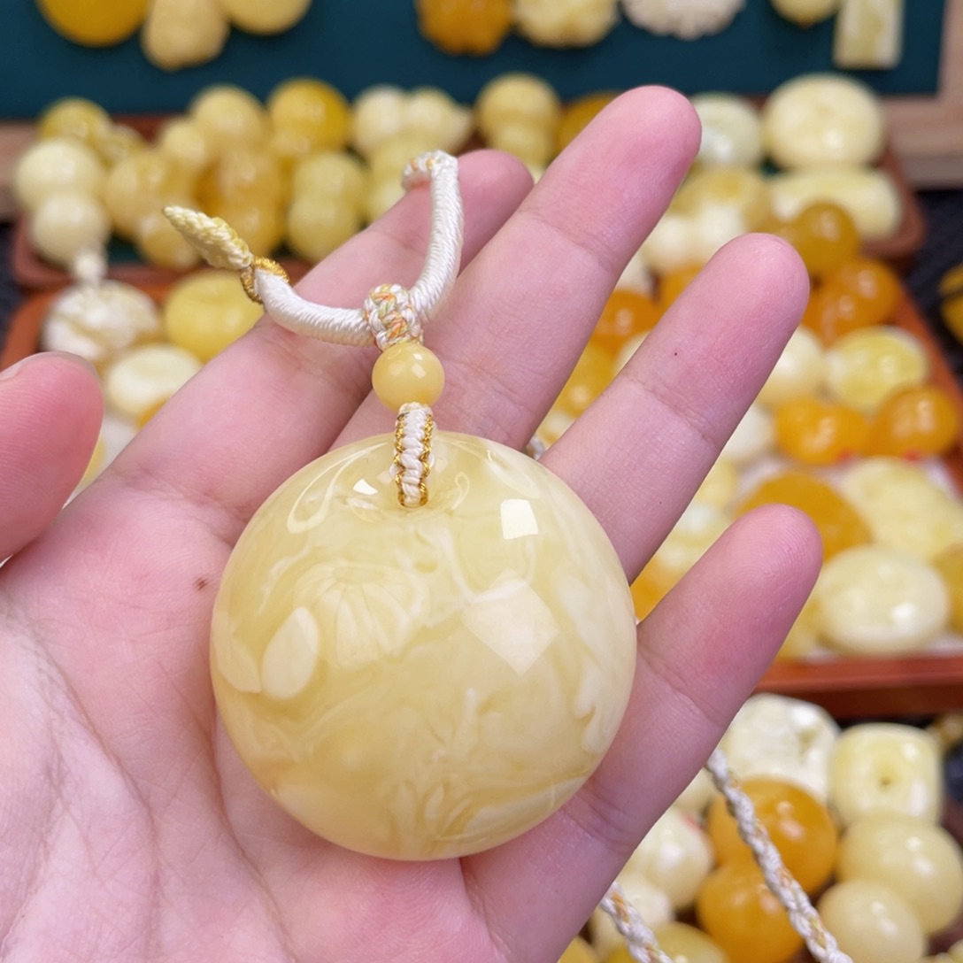 蜜蜡项链未镶嵌蜜蜡