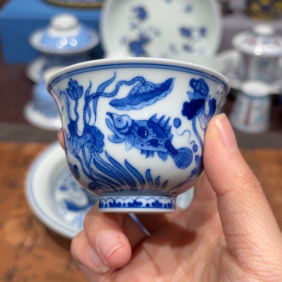 瓷片景德镇纯手工手绘