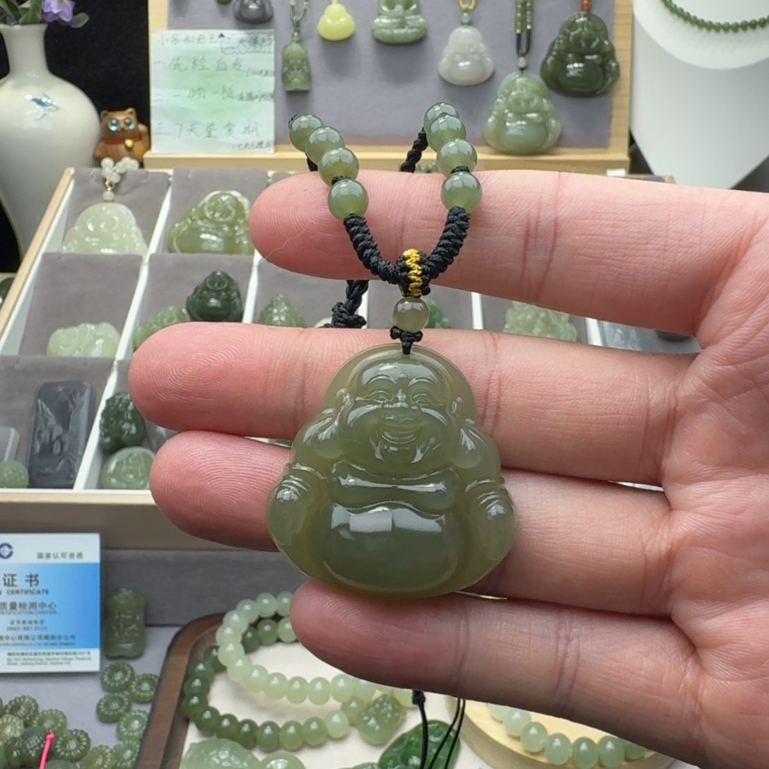 和田玉颈饰未镶嵌安**和