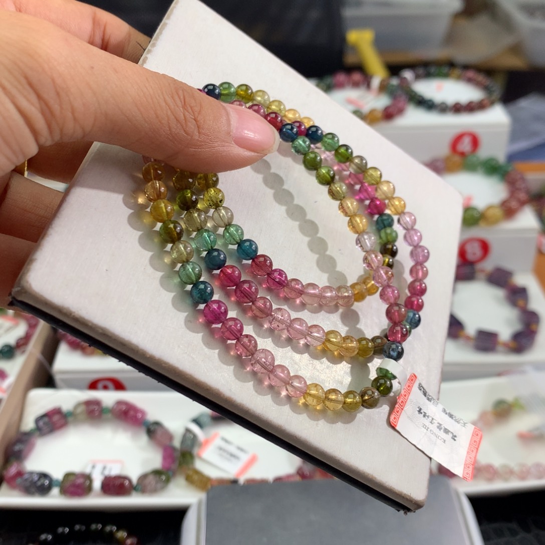 琴***3手链碧玺未镶嵌      