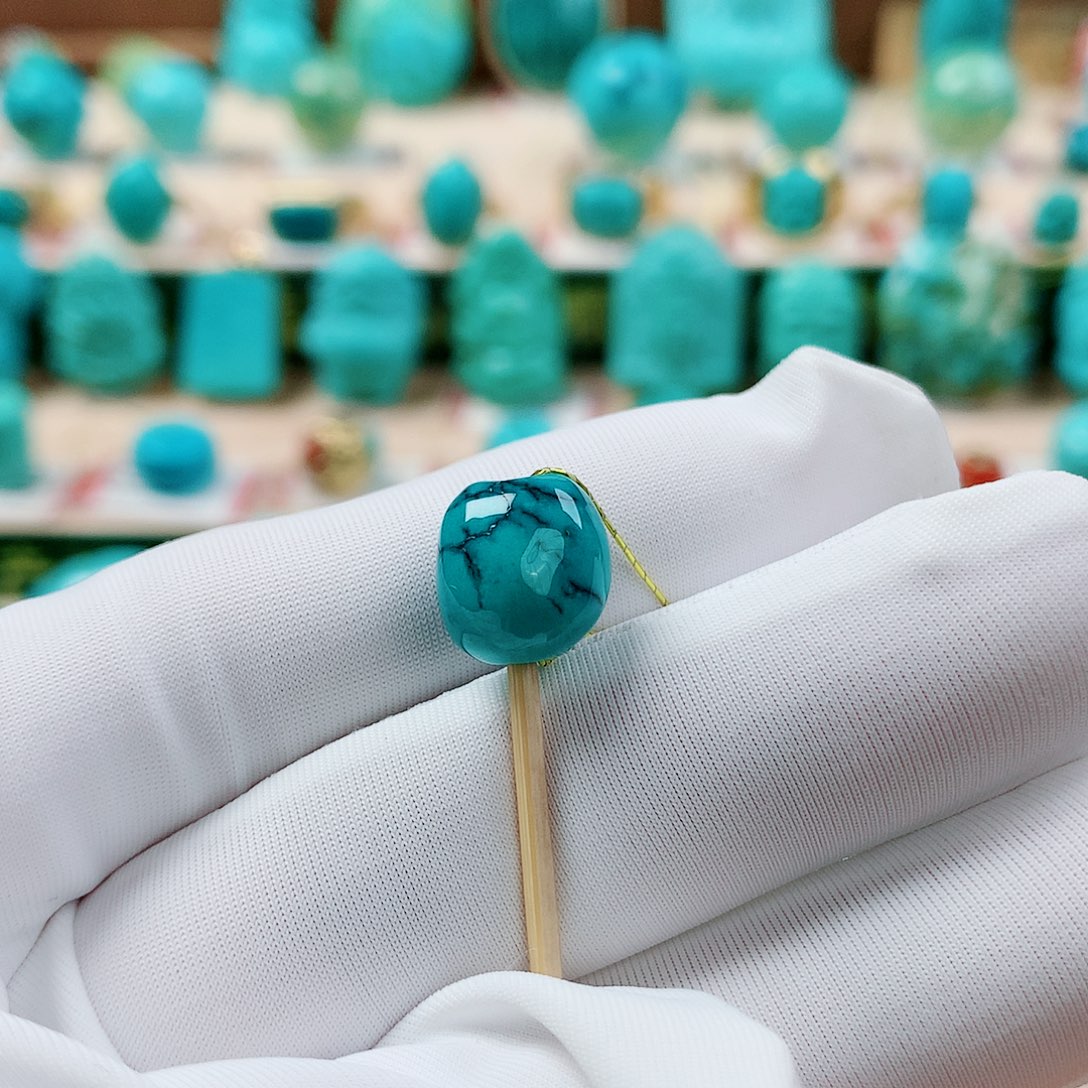 绿松石未镶嵌配饰