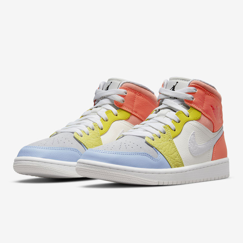 Nike/耐克正品 Air Jordan 1 Mid AJ1 男女运动板鞋DJ6908-100