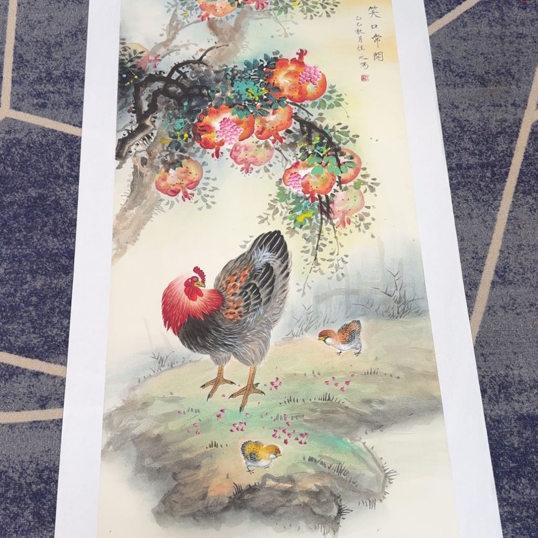 国画国画作品山水花鸟纯手绘