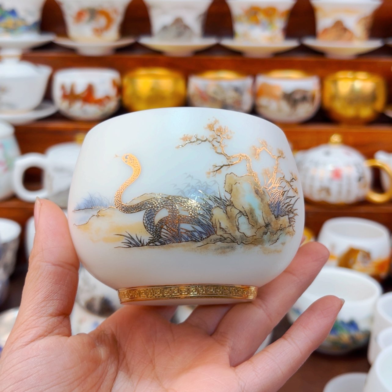 【闪购商品】高货羊脂玉瓷陶瓷茶具