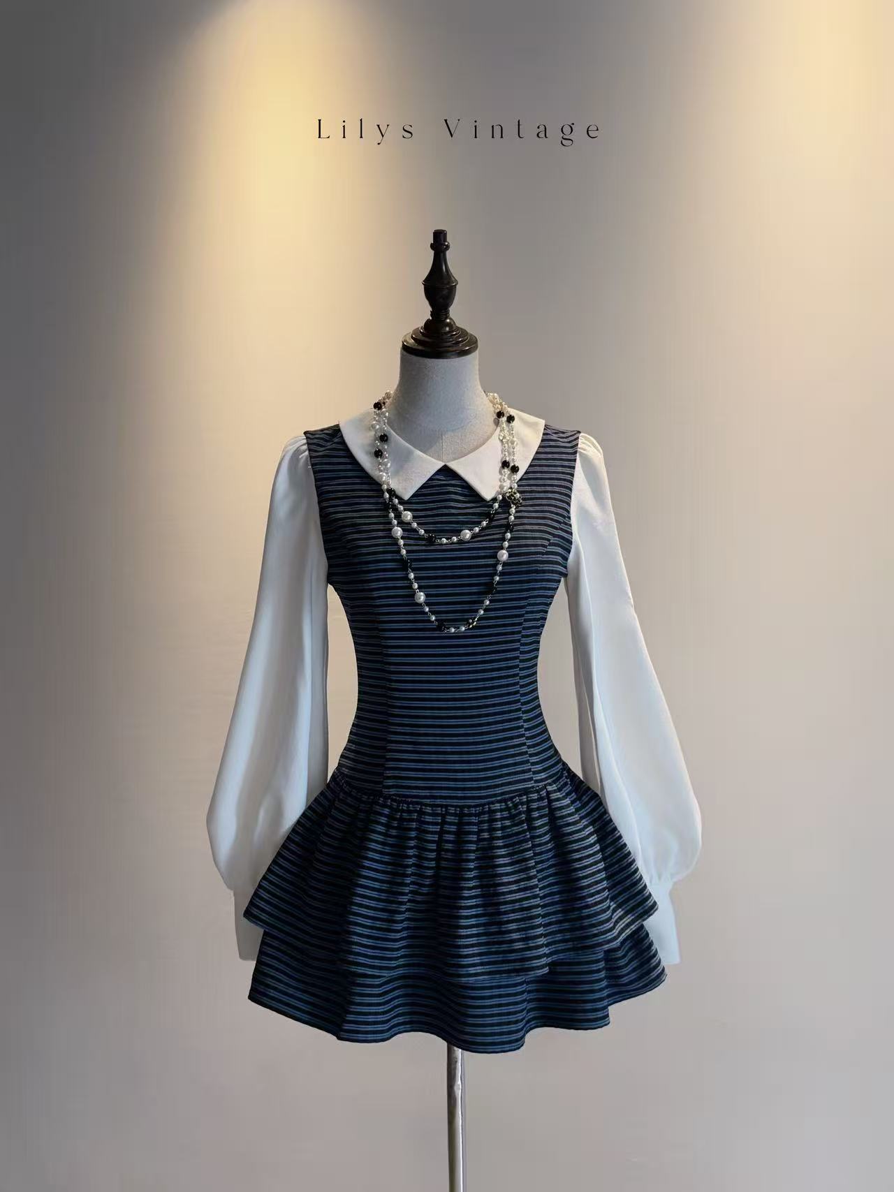 【现货秒发】莉莉丝vintage 古着vintage 连衣裙 公主长袖 