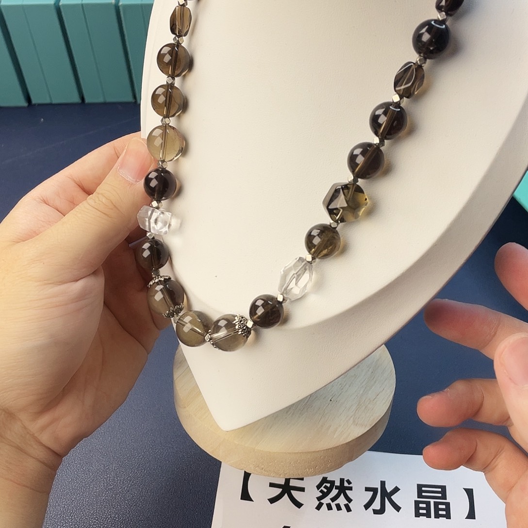 水晶手链银S925镶嵌