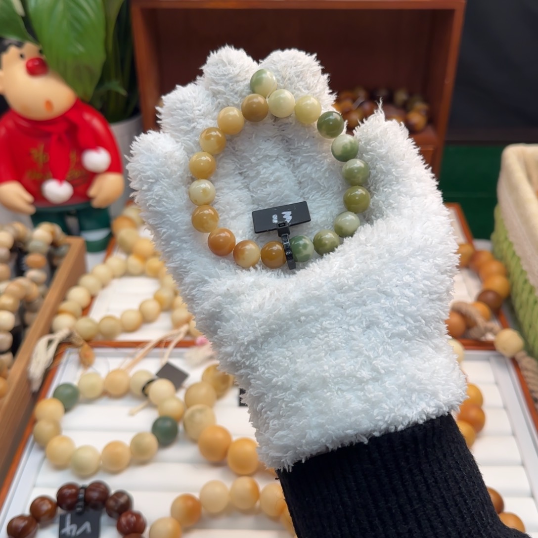 菩提根/象牙果手串卡12春日宴圆珠13号