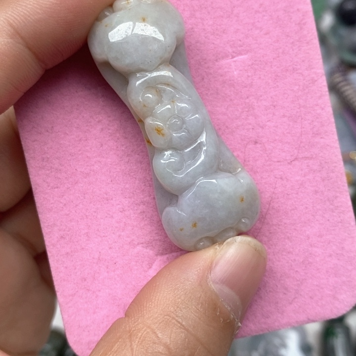 翡翠未镶嵌颈饰天然缅甸翡翠