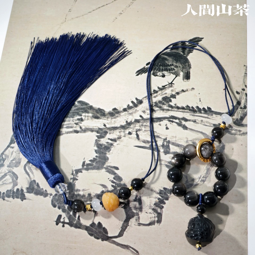 人间山茶 C29-2658 银曜石车挂