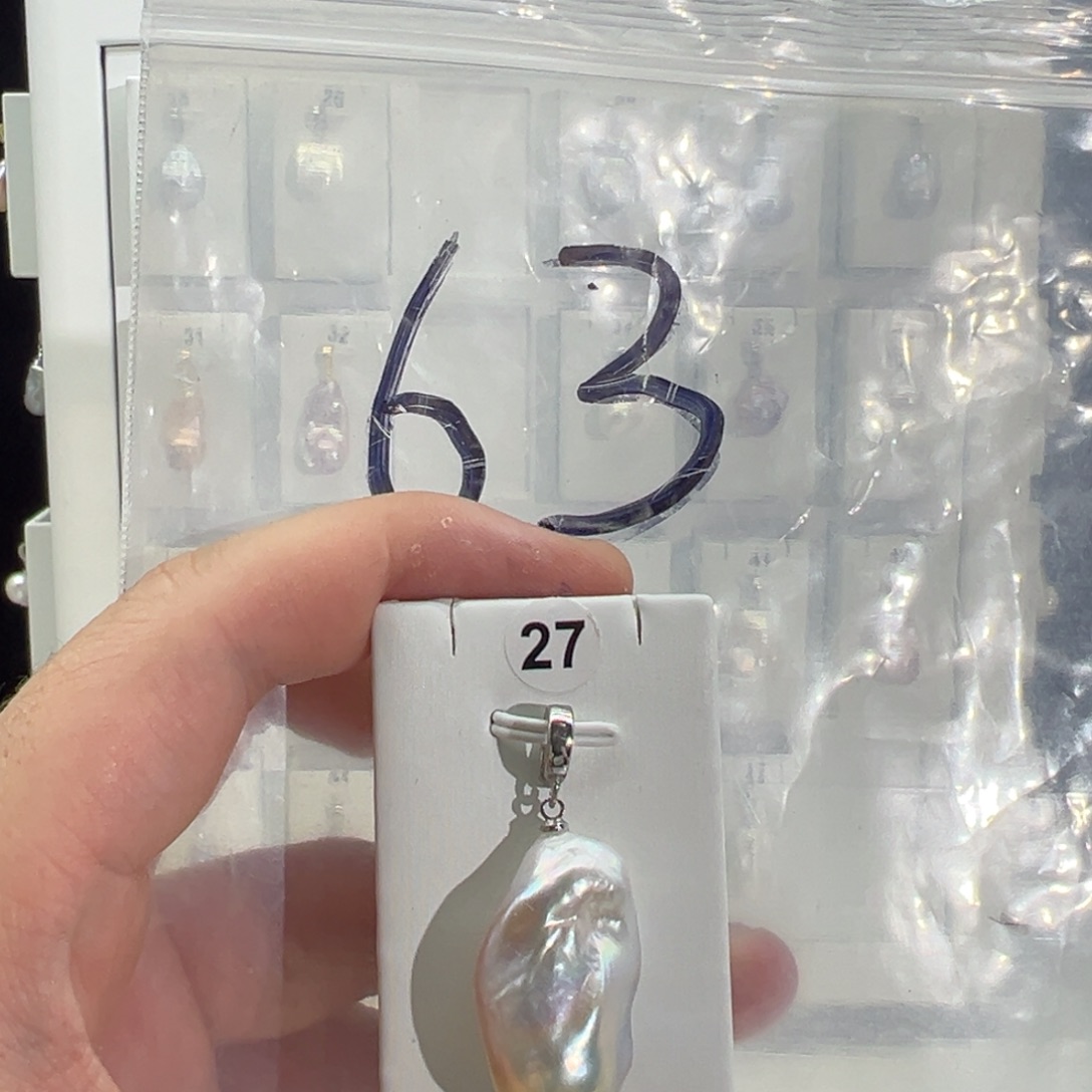 颈饰合金淡水珍珠