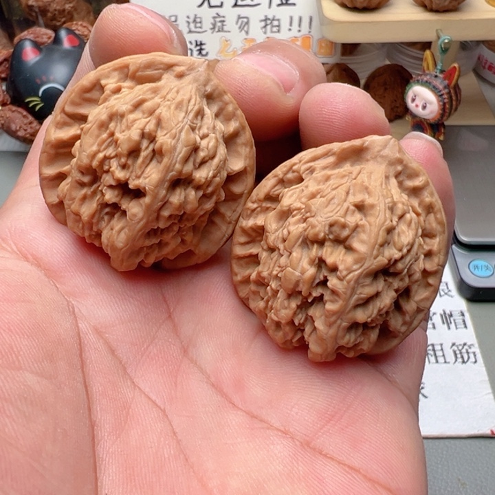 吊坠文玩核桃38尺全品蚂蚁沟