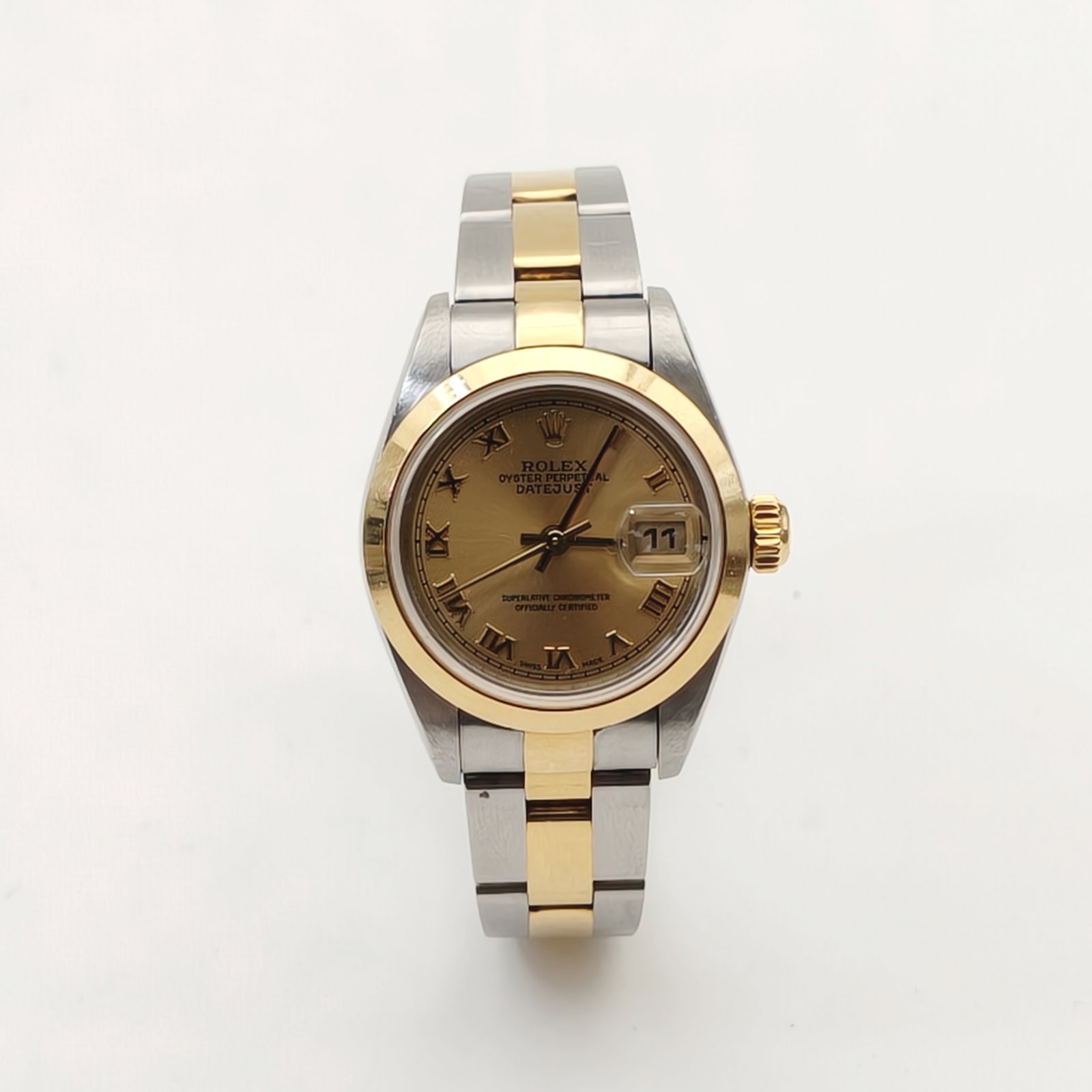99新 Rolex/劳力士 【念念】 女装日志型系列79163金罗马盘腕表