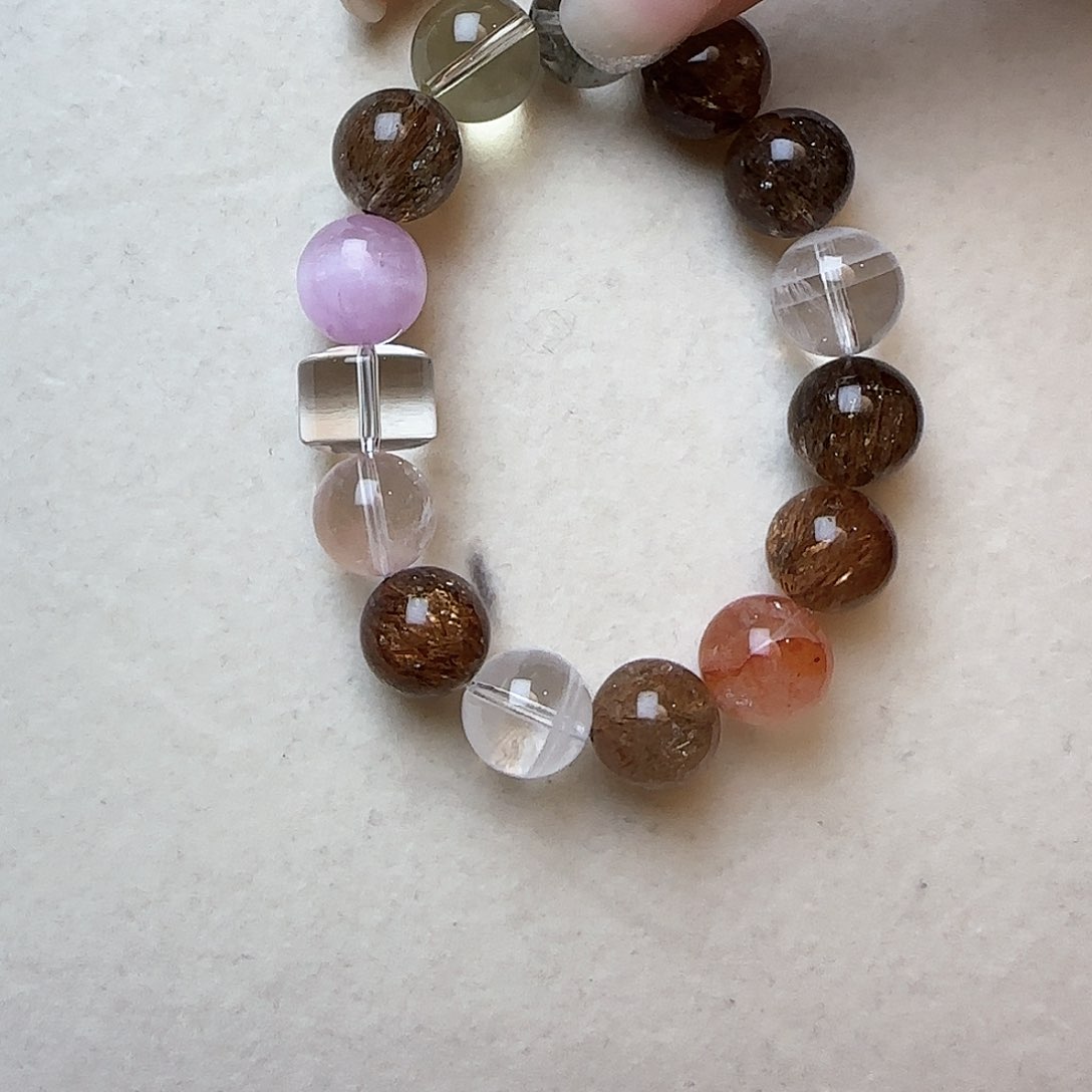 水晶手链未镶嵌小**装大气上档次