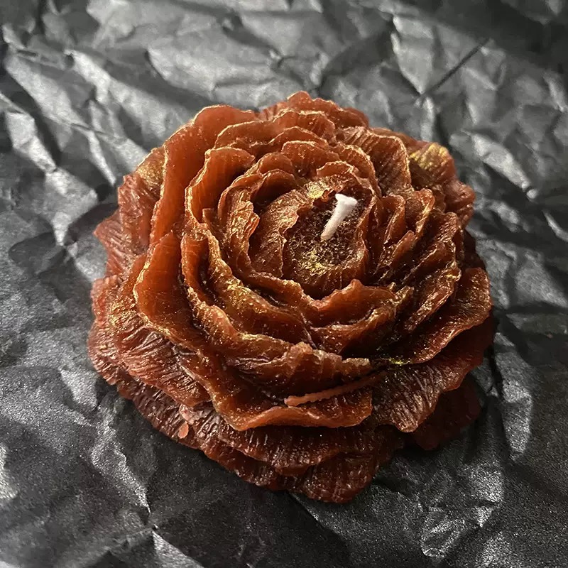 【秘恋】升级鎏金牡丹香薰蜡烛适合伴手礼家居摆件