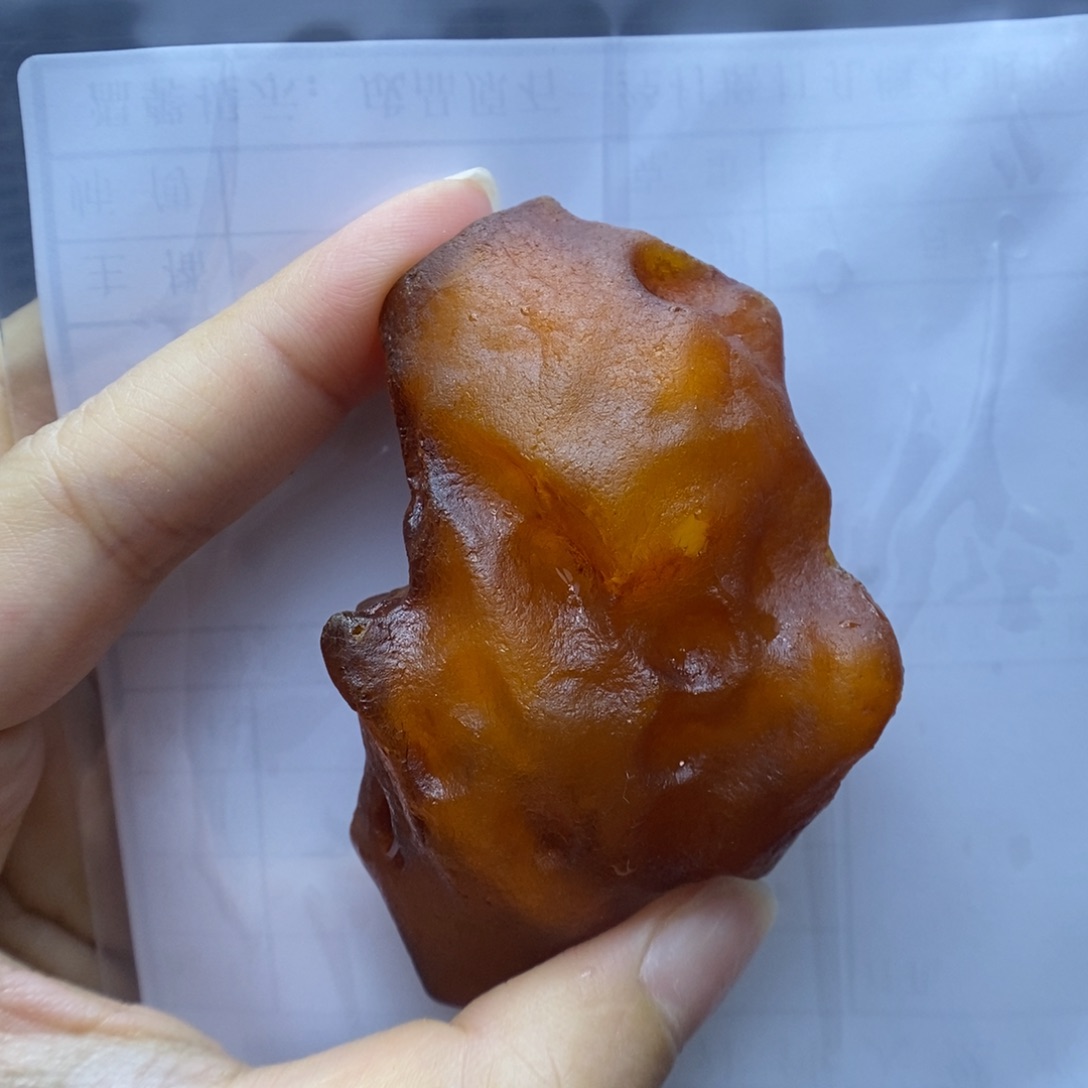 未镶嵌定制蜜蜡郎