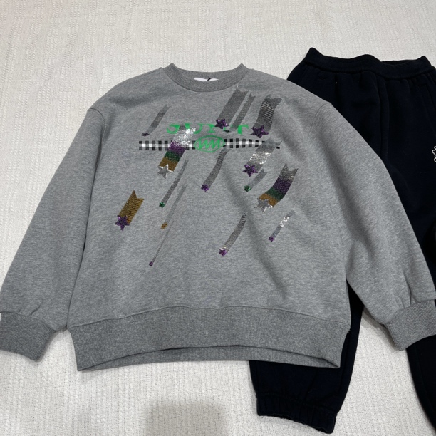 10070高端童装时尚百搭秋冬新品时尚加绒卫衣C14-3-3