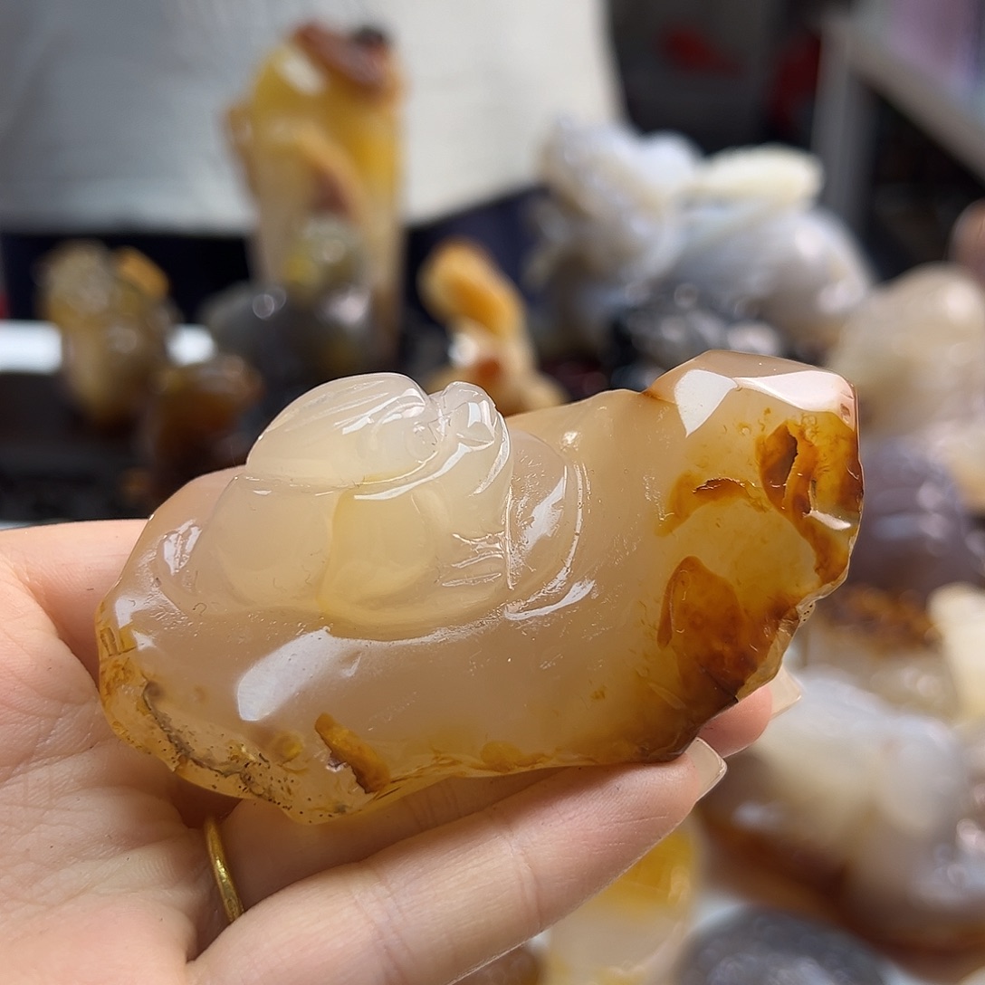 玛瑙/玉髓未镶嵌颈饰