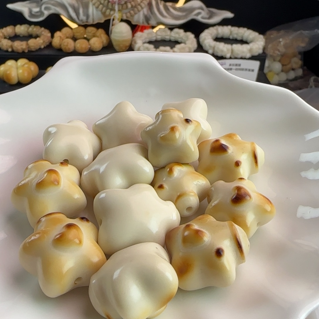 手串菩提根/象牙果微瑕牙果漂流瓶3颗