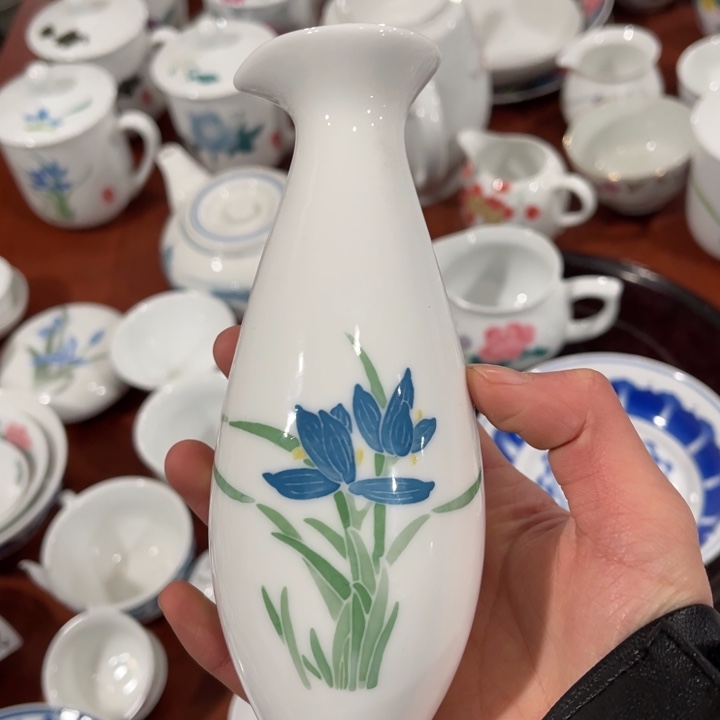 醴陵高温瓷釉下手绘微瑕