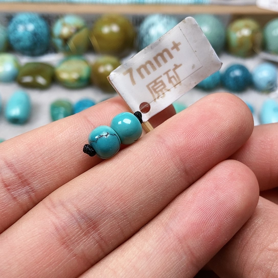 未镶嵌绿松石珠宝半成品