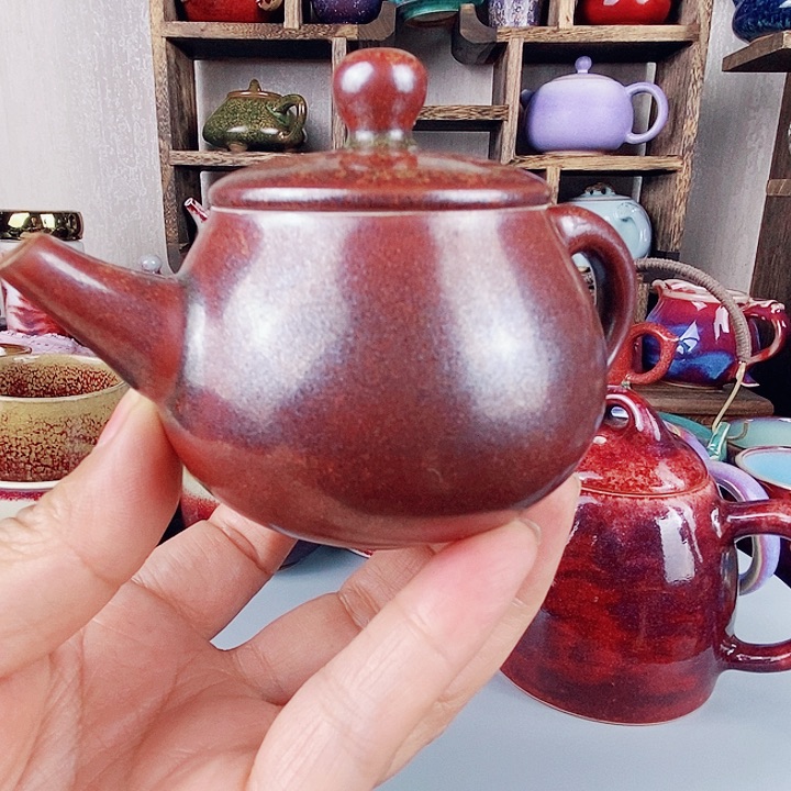 好****)中国神后钧瓷茶具瑕疵处理