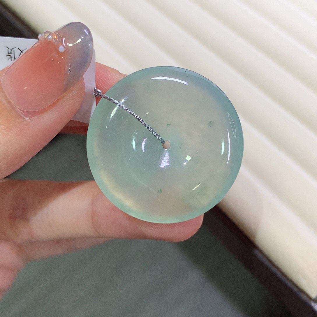 翡翠未镶嵌颈饰29.4-6