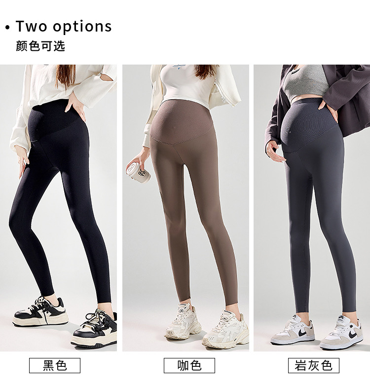 实体店高品质孕妇无痕磨毛鲨鱼裤