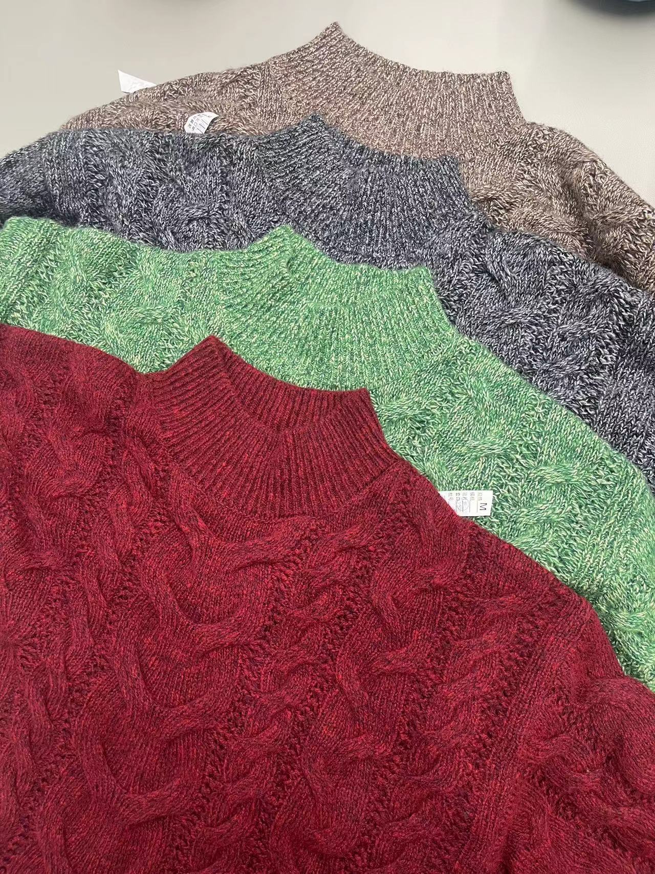 特价断码尾货  真丝羊绒拉绒 成衣  落肩 贴身柔软亲肤保暖不扎