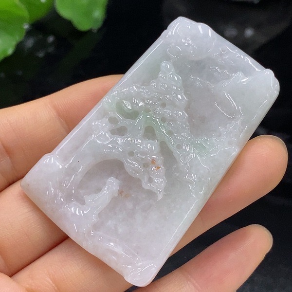 G3-天然A货翡翠-山水牌
