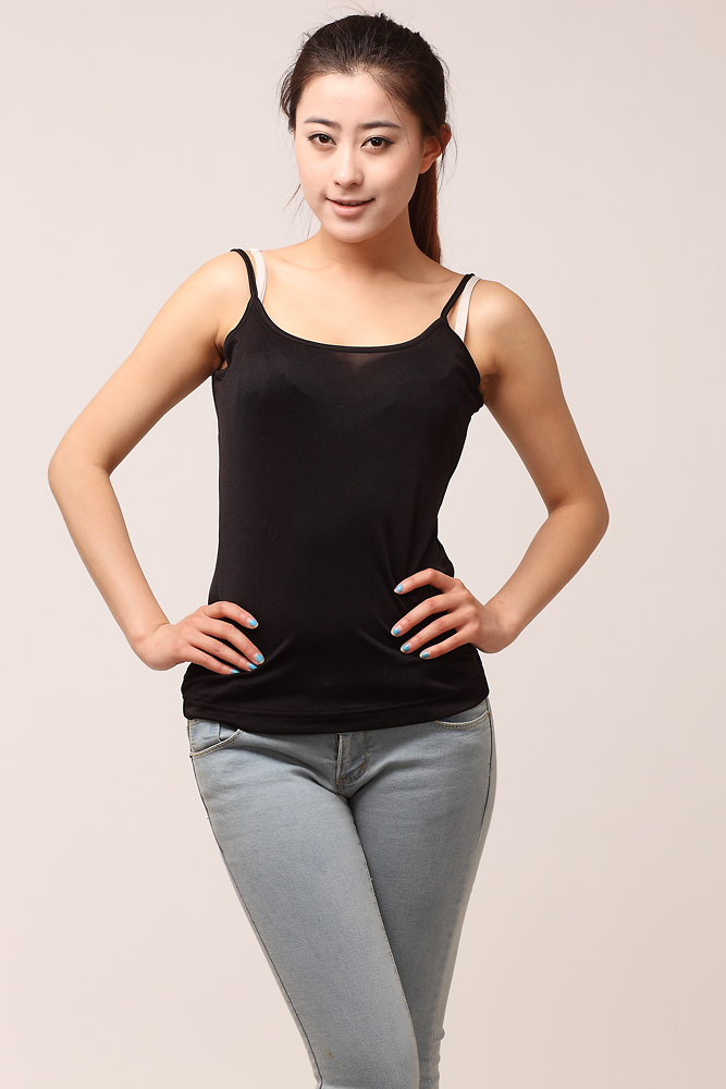 女式桑蚕丝吊带衫，真丝女式吊带衫，真丝吊带衫，桑蚕丝吊带衫，吊带