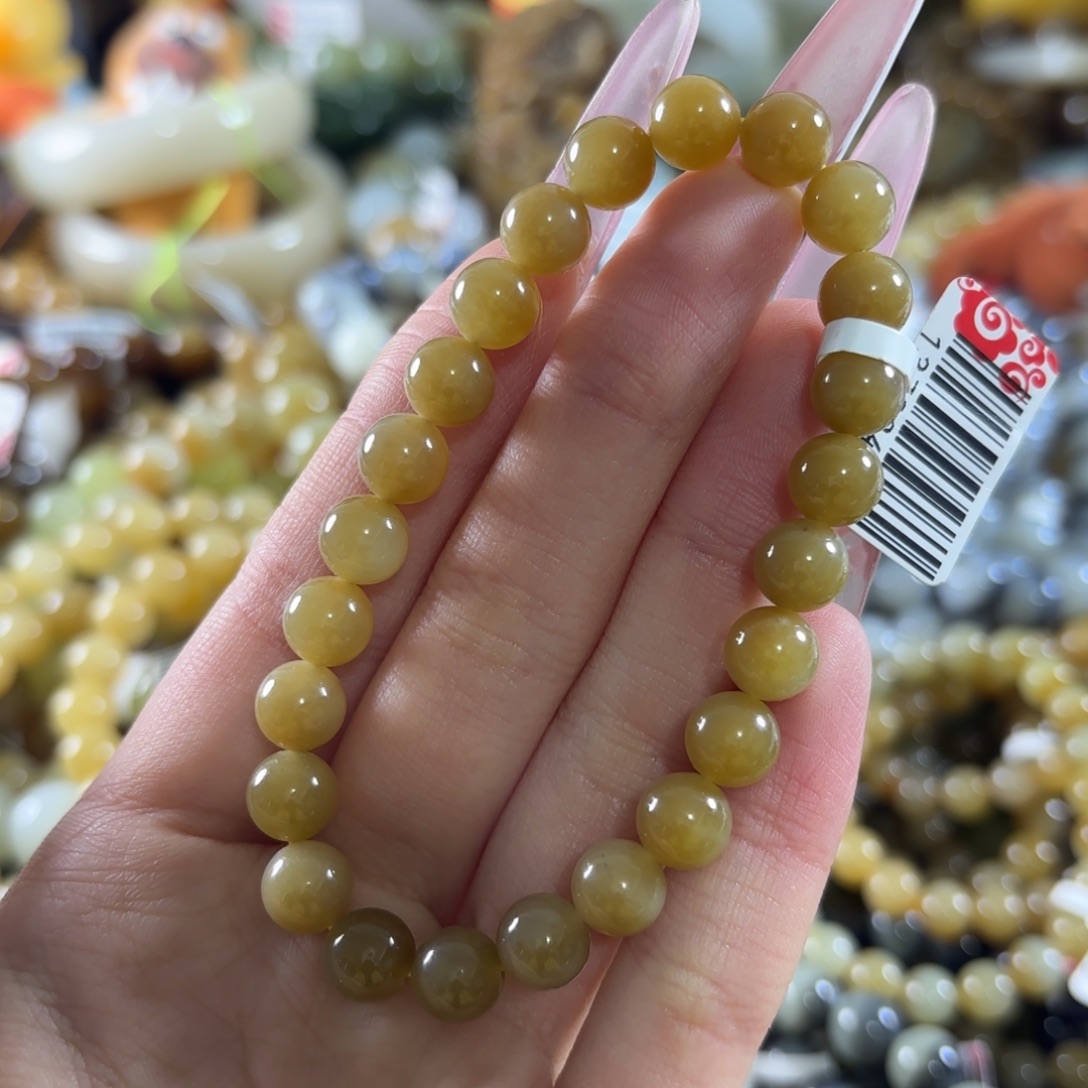 和田玉未镶嵌手链144