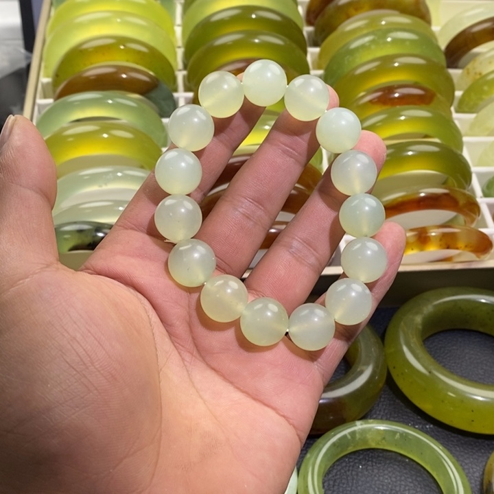 蛇纹石玉合金手镯