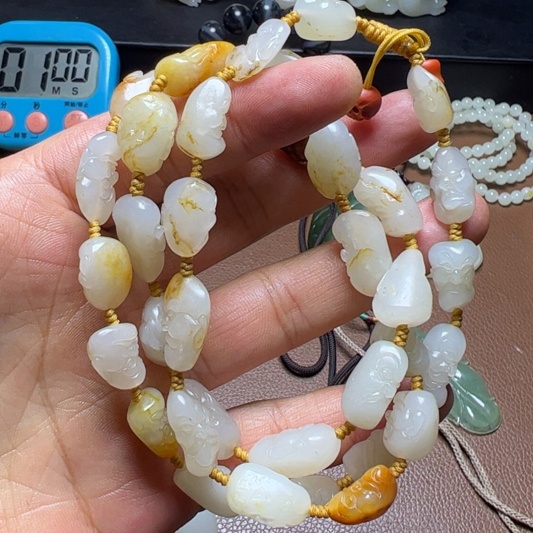 项链未镶嵌和田玉8***哥