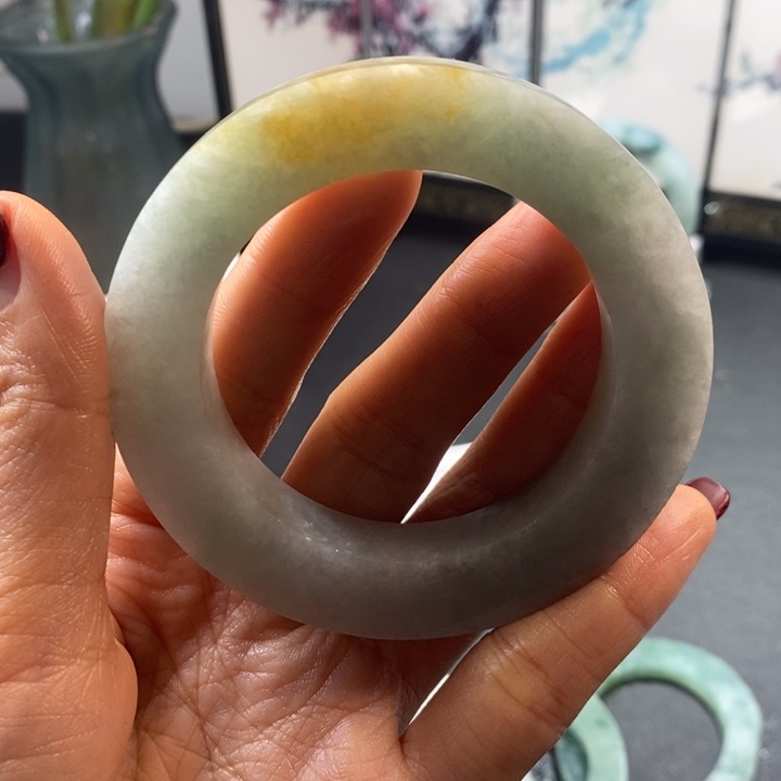 定制翡翠翡翠手镯未镶嵌喜*阳