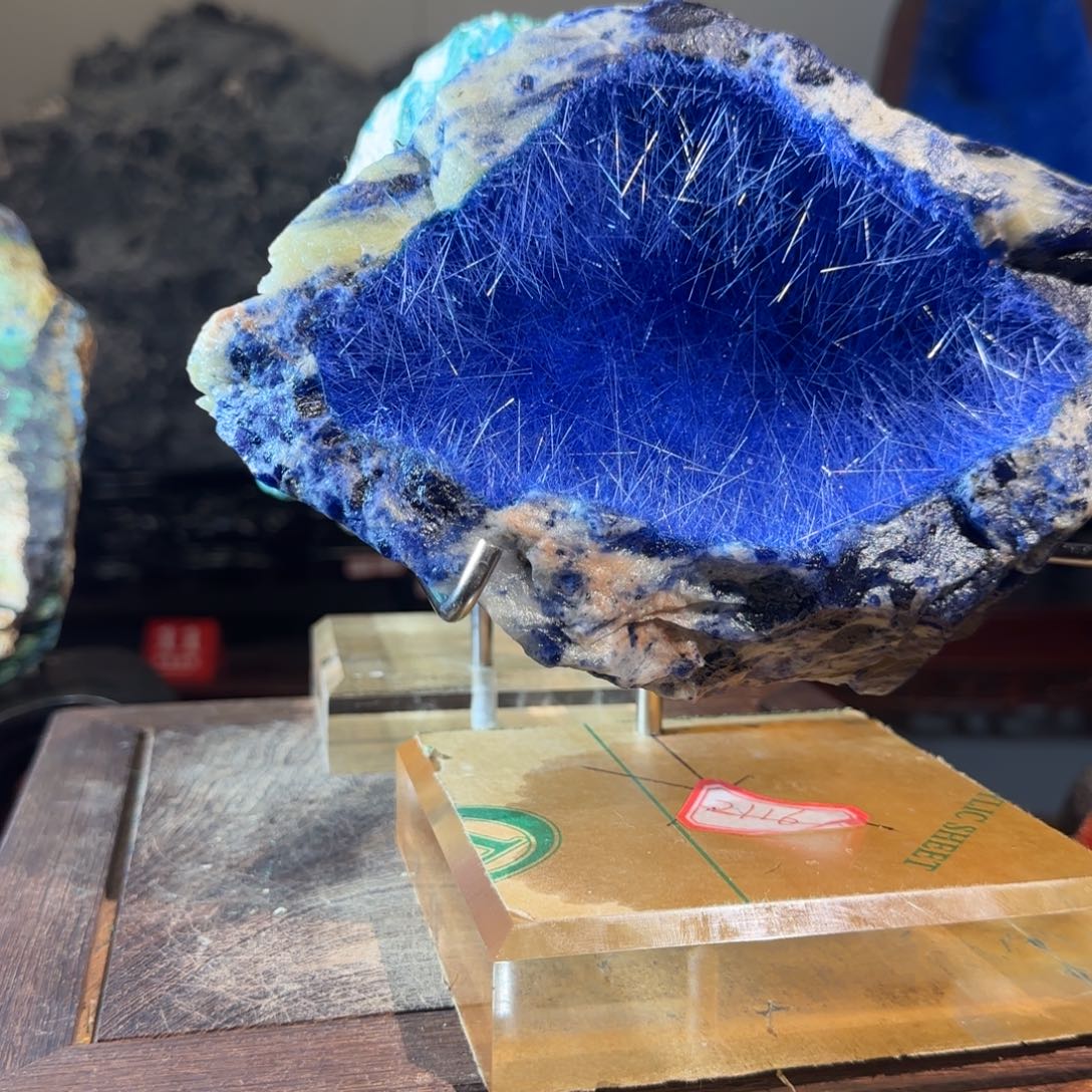 紫砂矿体晶体摆件芒*