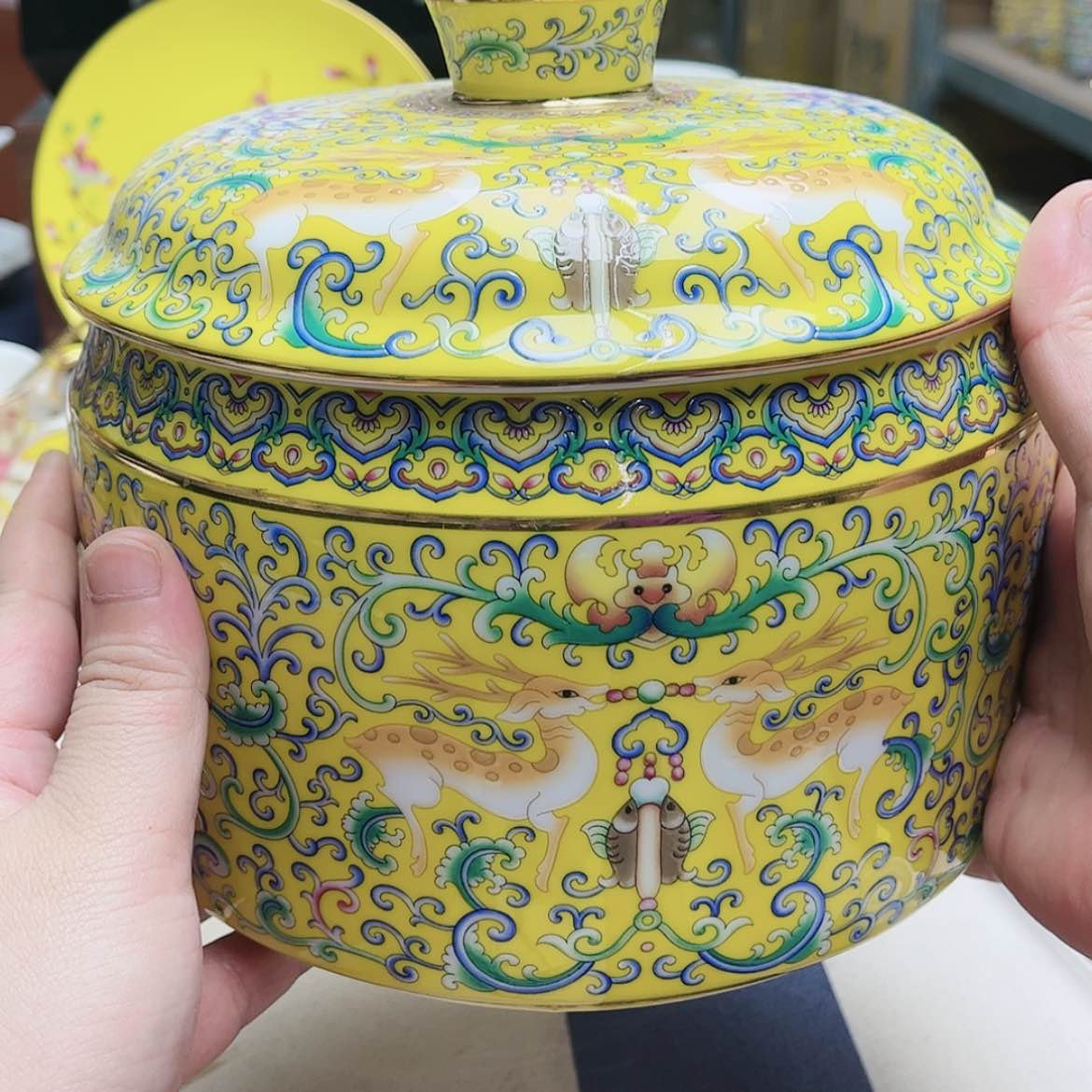 【闪购商品】珐琅大黄。。。。。。。