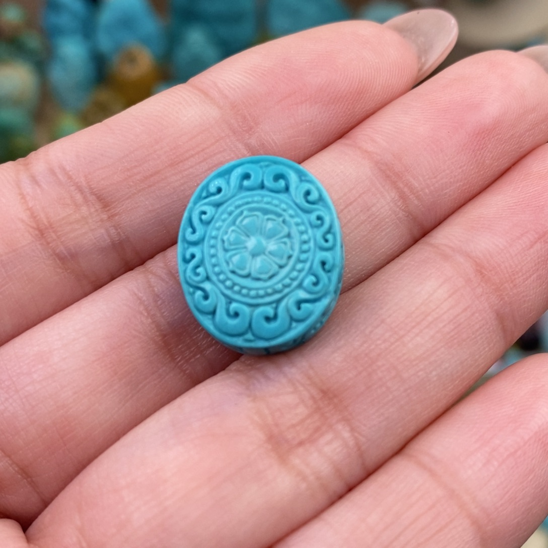 绿松石珠宝奇石未镶嵌